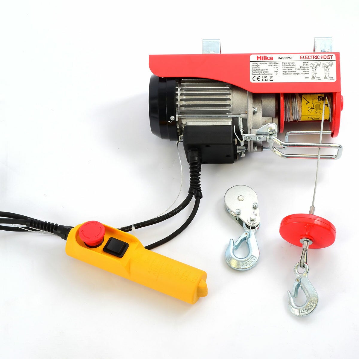 Hilka 250kg electric hoist, view 2
