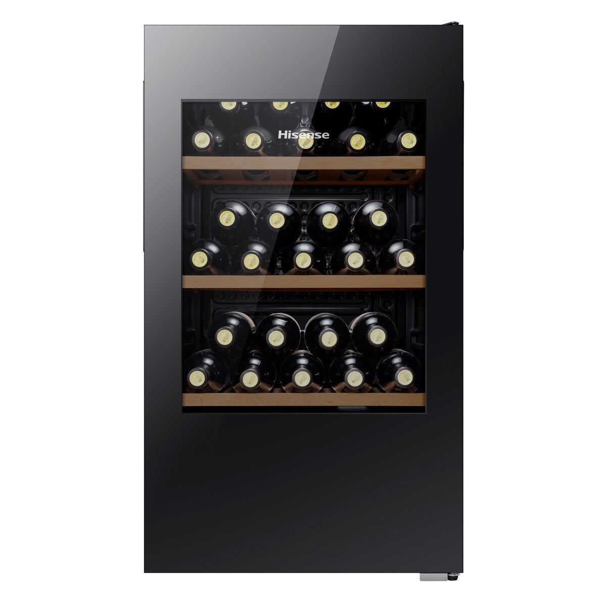 Hisense RW12D4NWG0 30 bottle cooler black, view 2