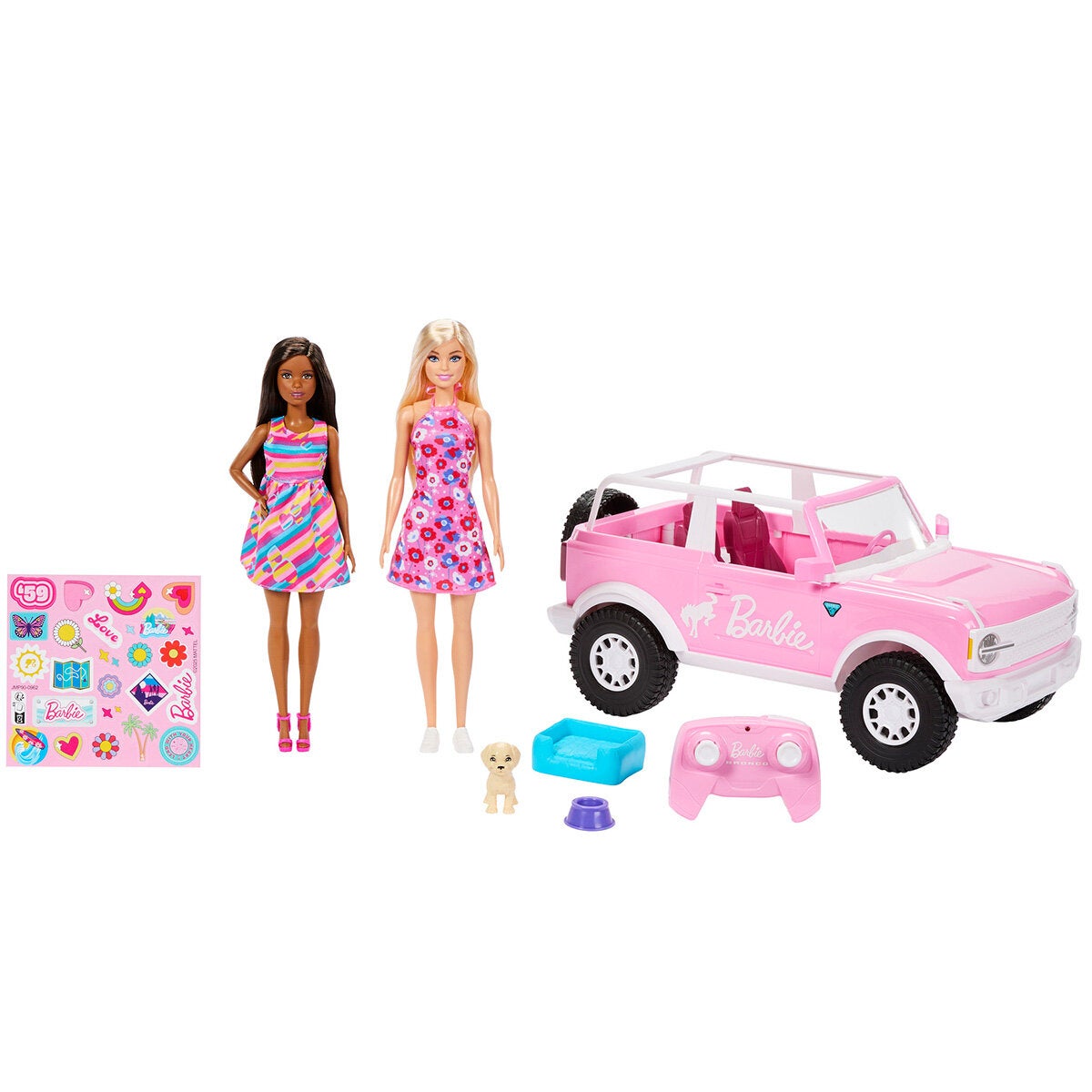 Hot Wheels RC Barbie Ford Bronco with dolls, view 2