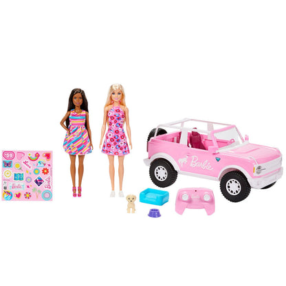 Hot Wheels RC Barbie Ford Bronco with dolls, view 2
