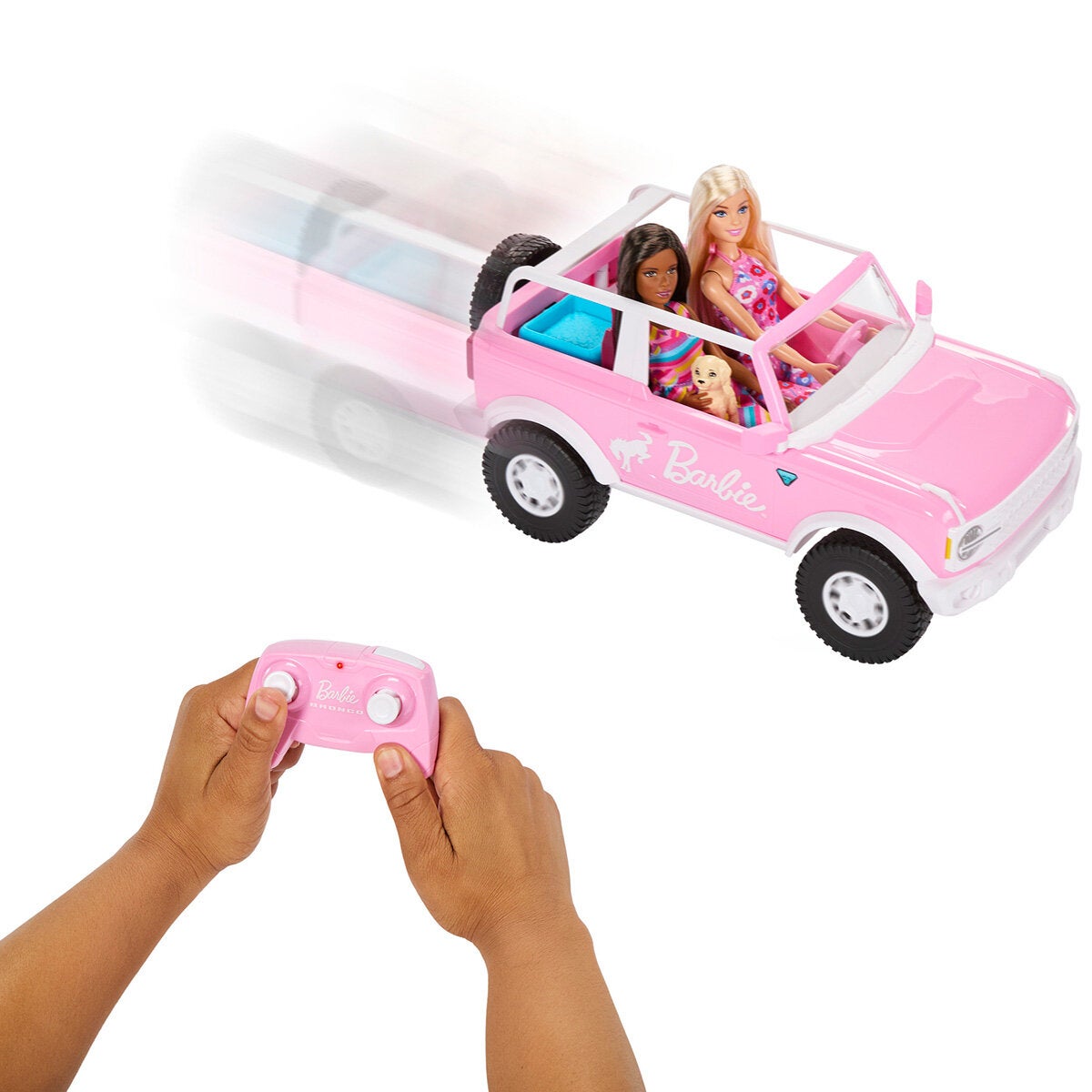 Hot Wheels RC Barbie Ford Bronco with dolls, view 3