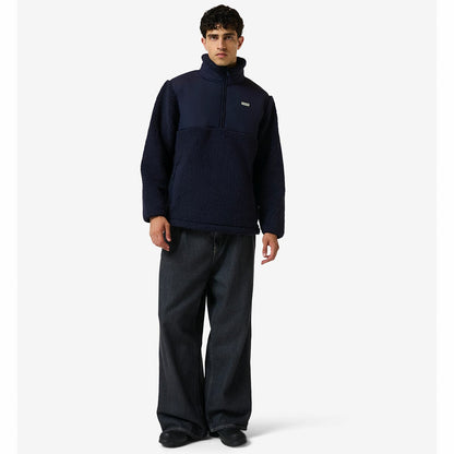 Hunter men's half zip borg fleece, view 4