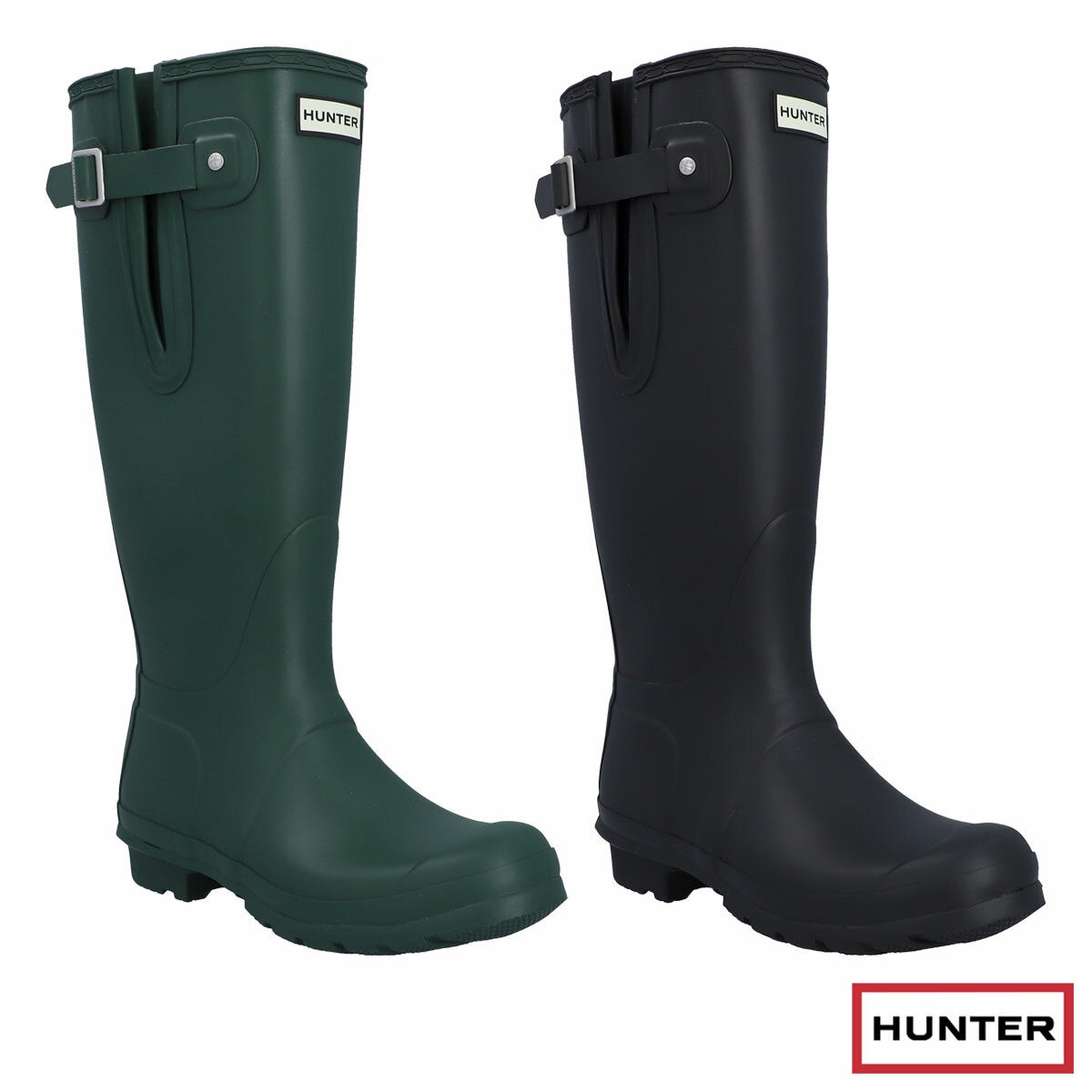 Hunter unisex Cascade wellington boots, main view