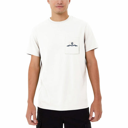 Jack Wills men's short sleeve pocket t-shirt, view 4