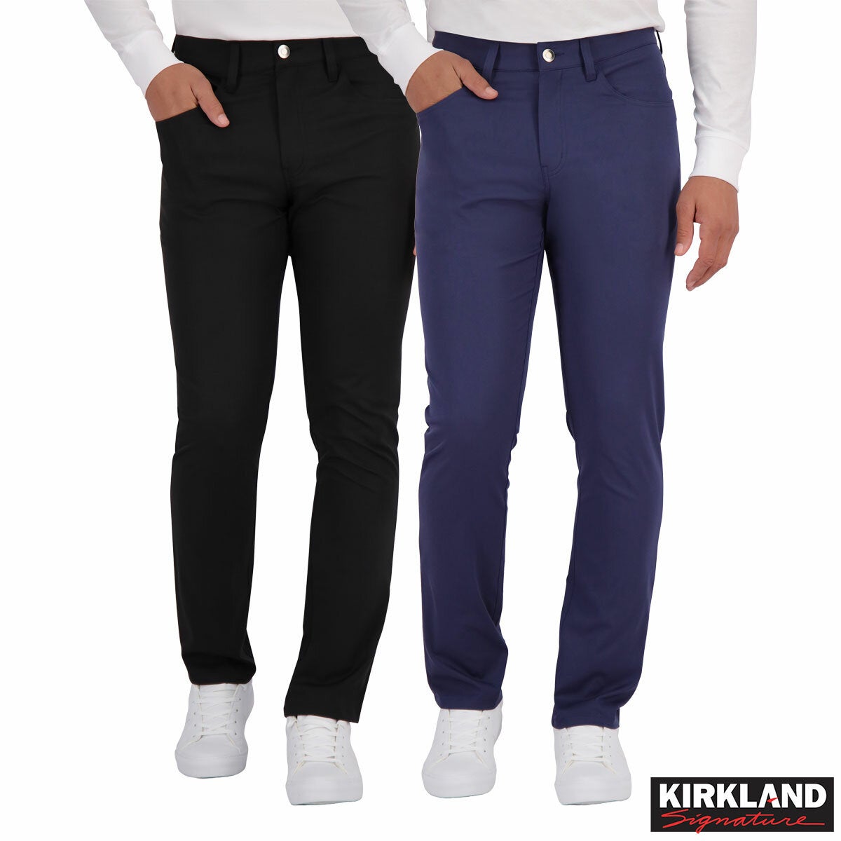 Kirkland Signature men's 5 pocket trousers, main view