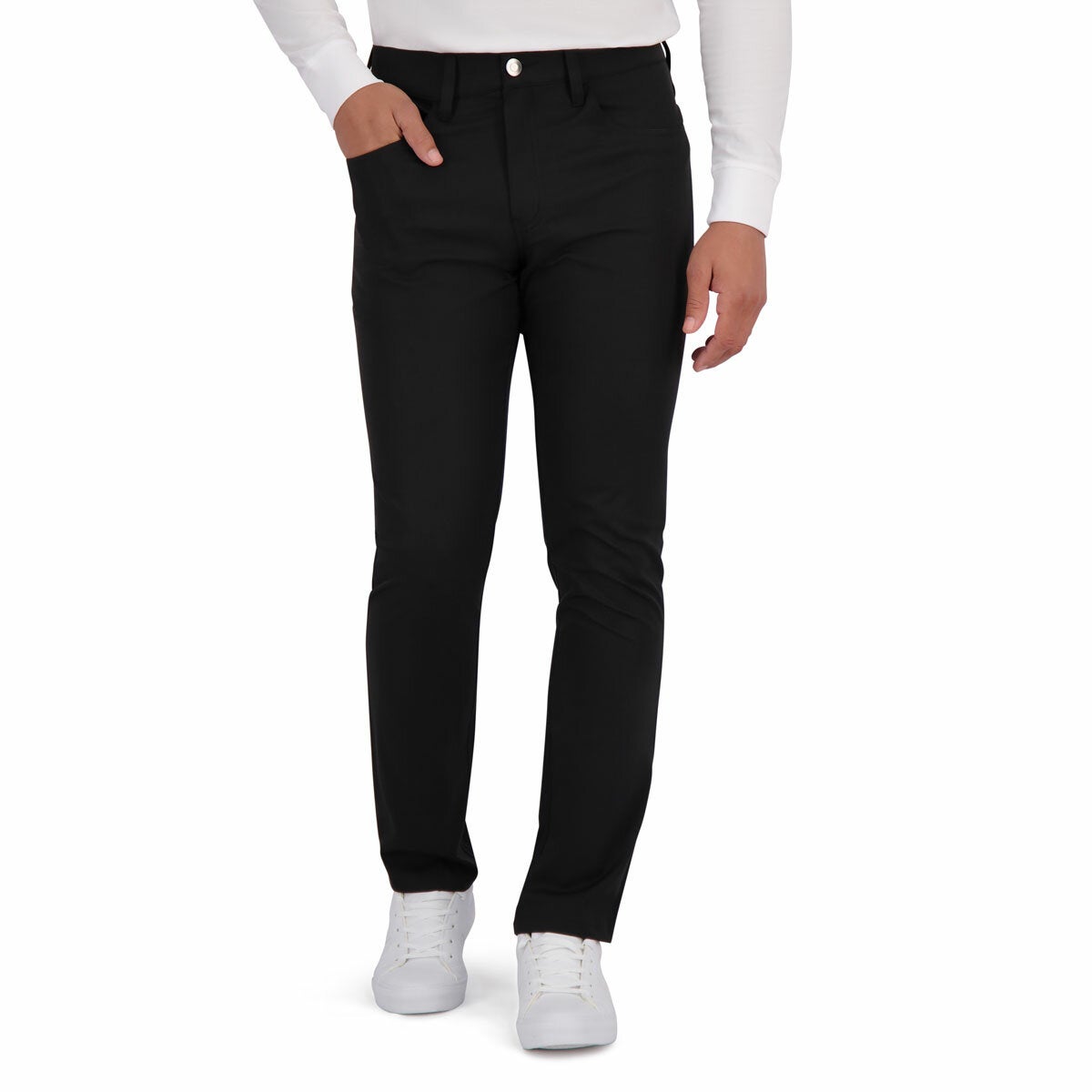 Kirkland Signature men's 5 pocket trousers, view 2