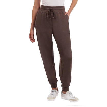 Kirkland Signature women's active ribbed joggers, view 2