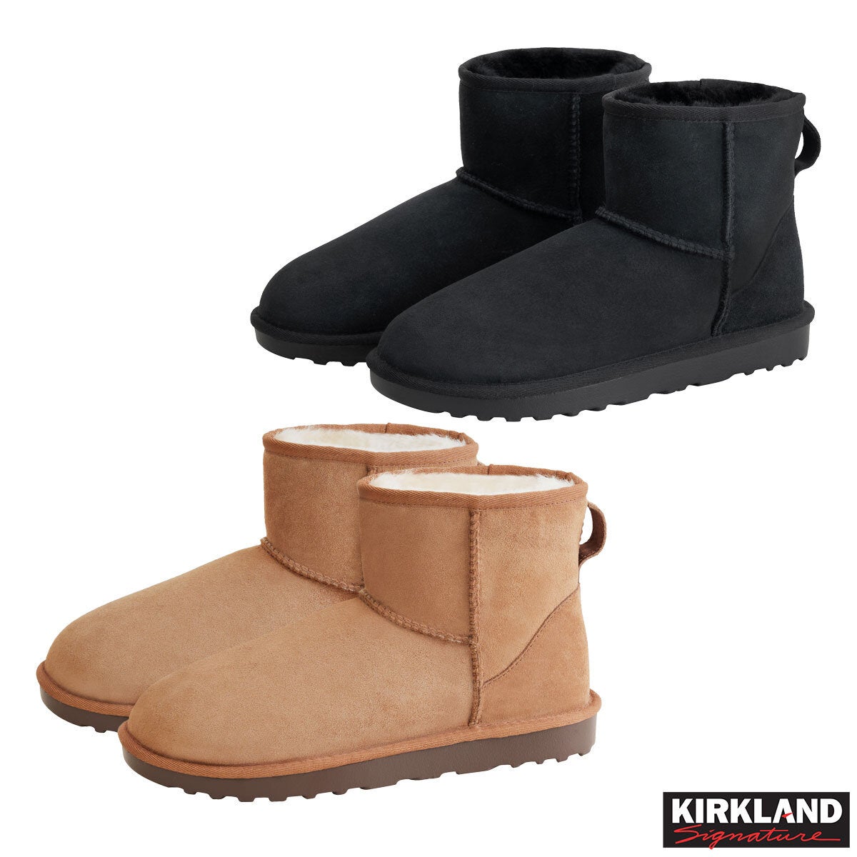Kirkland Signature women's shearling boots, main view