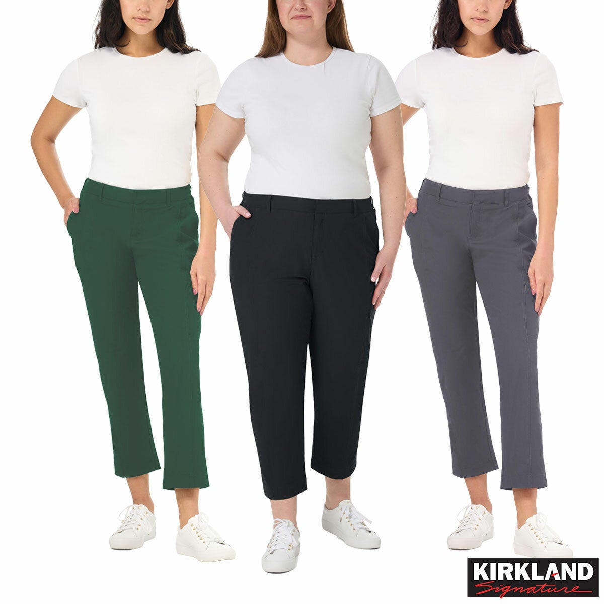 Kirkland Signature women's travel trousers, main view