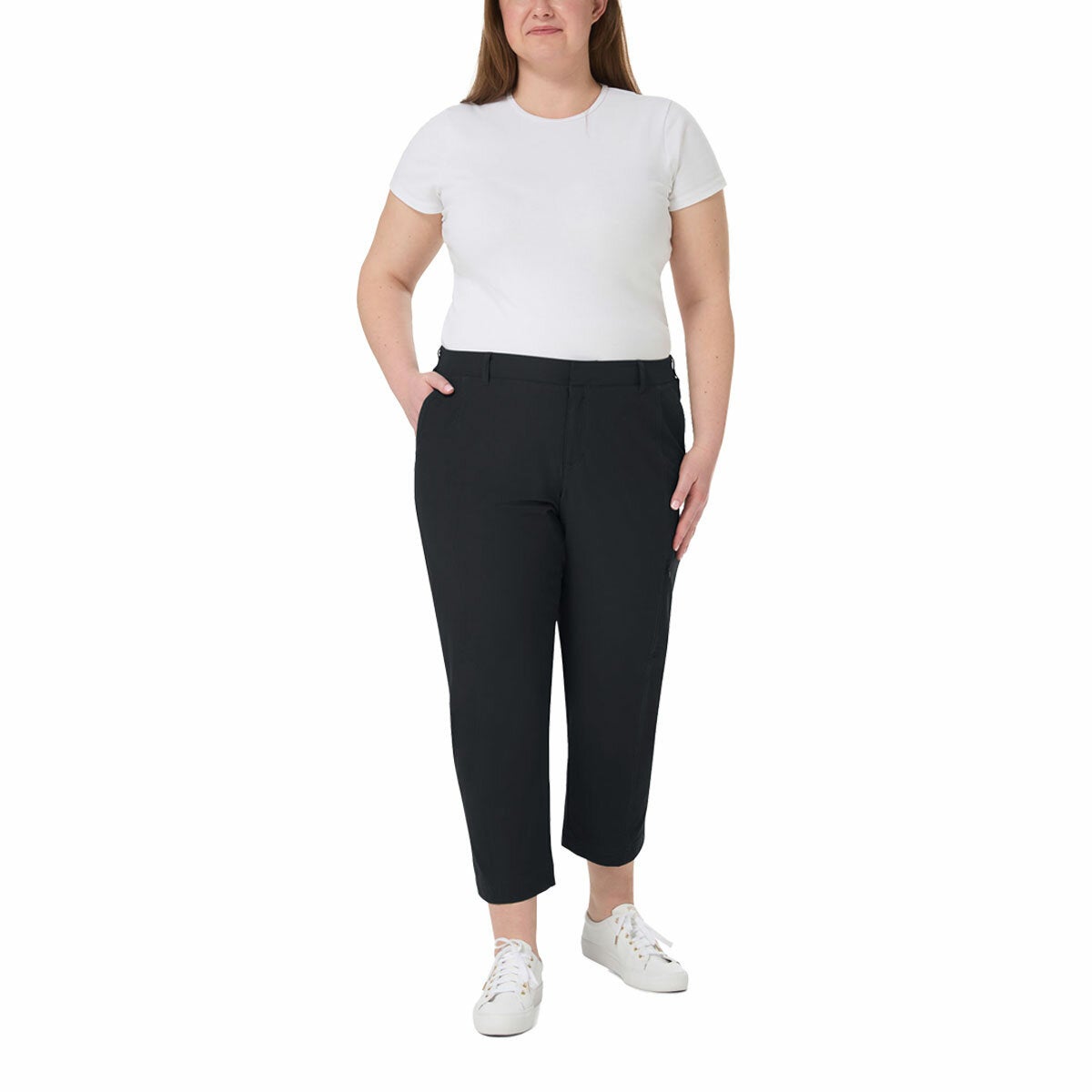 Kirkland Signature women's travel trousers, view 3