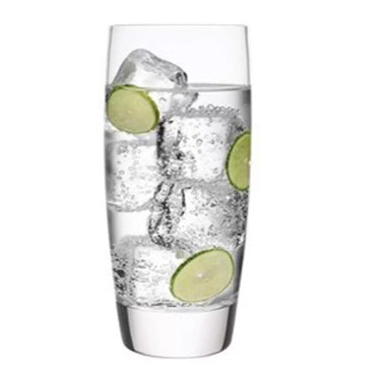 Luigi Bormioli Michelangelo Hi-Ball Glasses 435ml 8 Pack | Crystal-Clear Durability | Cocktails & Everyday Dining