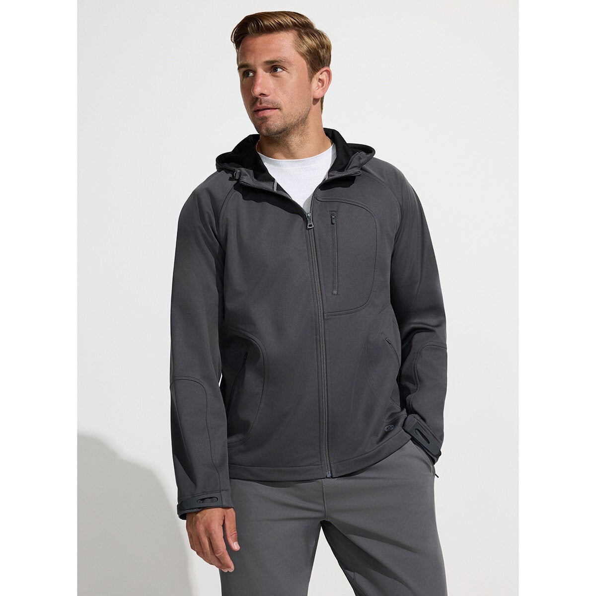 Mondetta men's Axiom jacket grey, main view