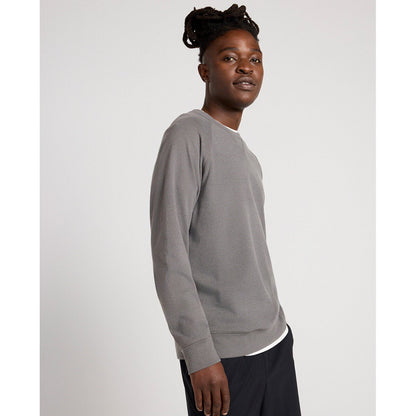 Mondetta men's velour crew sweatshirt, view 3