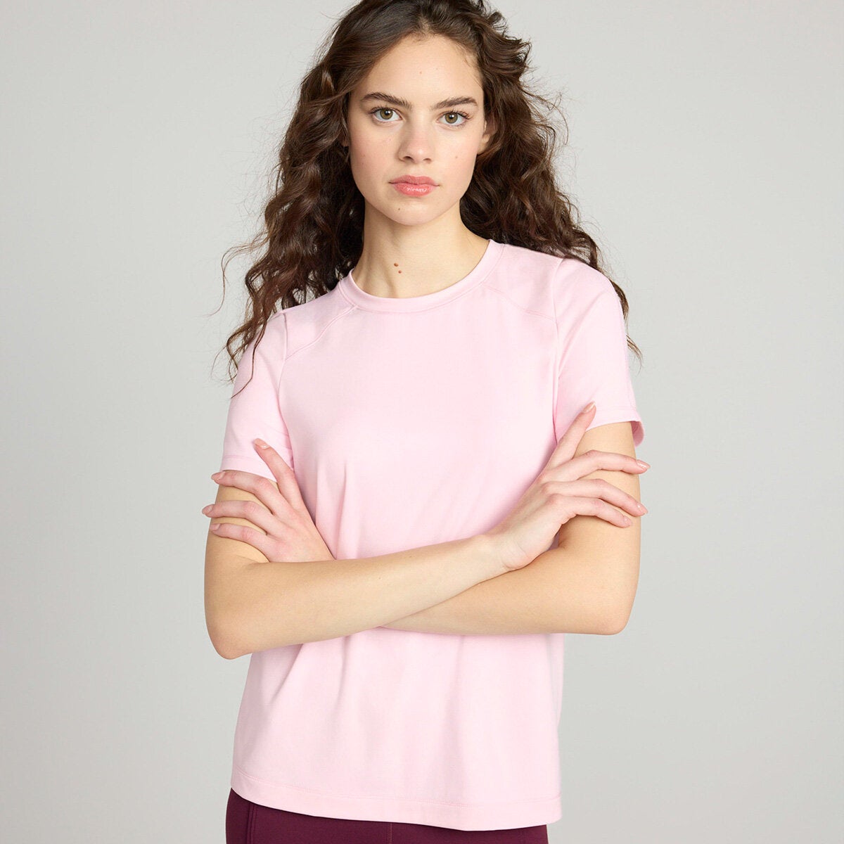 Mondetta women's short sleeve active tee, view 3