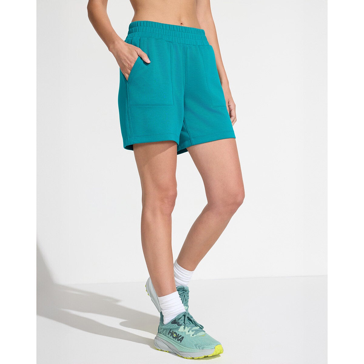 Mondetta women's soft fleece shorts, view 2