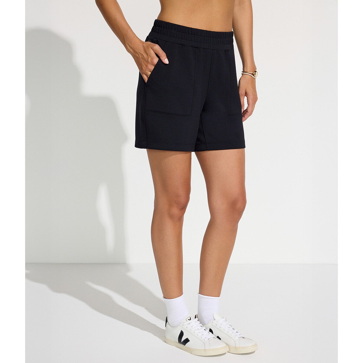 Mondetta women's soft fleece shorts, view 3