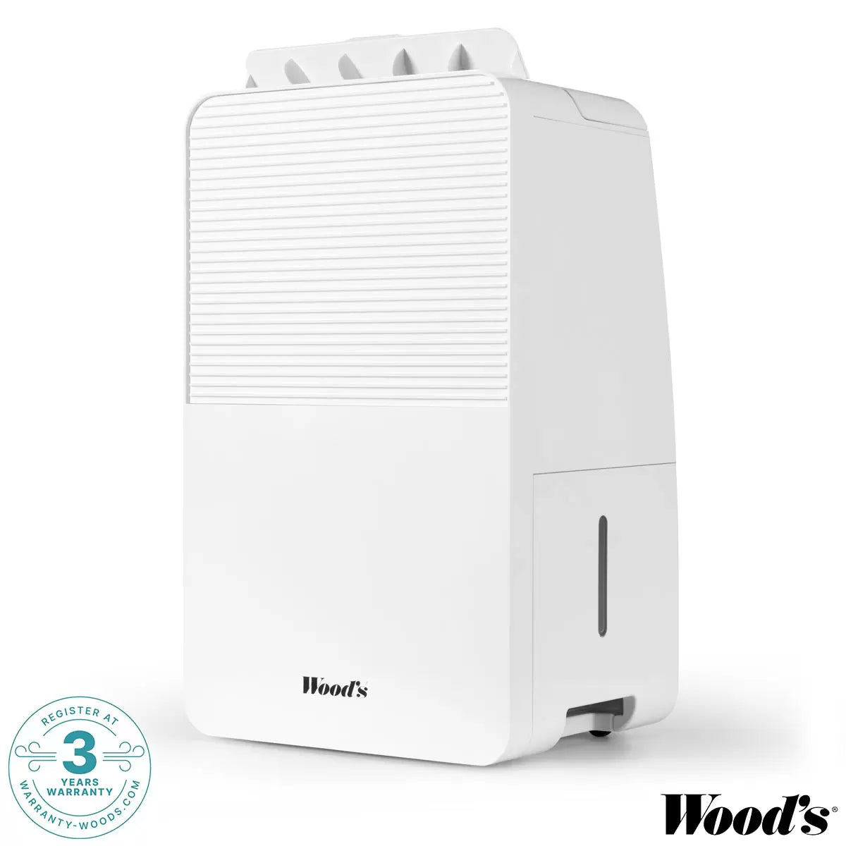 Wood's 10L Dehumidifier MDK11 | Removes Excess Moisture Efficiently | Small to Medium Rooms up to 50m²