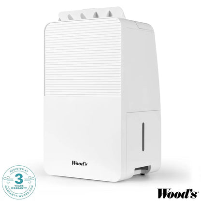 Wood's 10L Dehumidifier MDK11 | Removes Excess Moisture Efficiently | Small to Medium Rooms up to 50m²