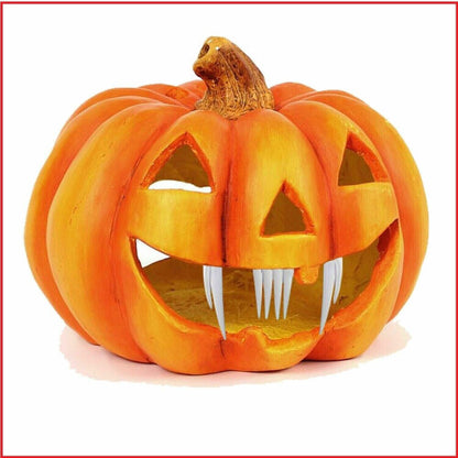 Halloween 7 Pcs Pumpkin Carving Teeth Set for Kids – Creative Jack-o'-Lantern Accessories