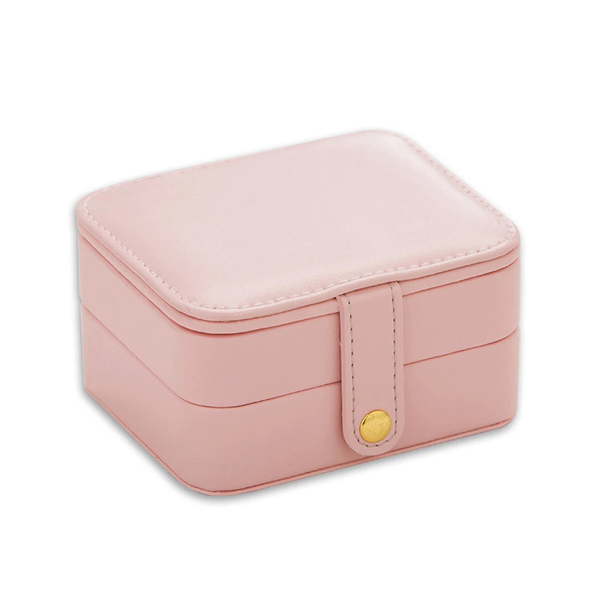2 Layers Jewellery Boxes Storage Case Drawer Cabinet | Compact Jewelry Organizer for Earrings, Necklaces & Rings | Home & Travel Use