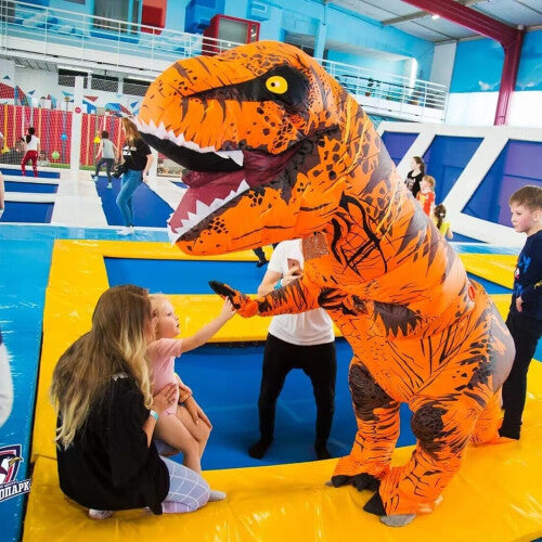 Inflatable T-Rex Adult Costume – Giant Blow-Up Dino Suit for Cosplay & Halloween