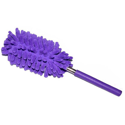 Telescopic Extendable Magic Microfibre Cleaning Feather Duster Extending Brush | Adjustable Long Reach Dusting Tool for Home & Car Cleaning
