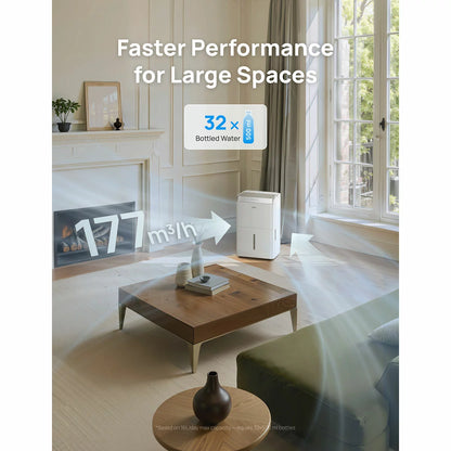 Dreo Smart WiFi 16L Dehumidifier | Smart Humidity Control | Homes & Bedrooms