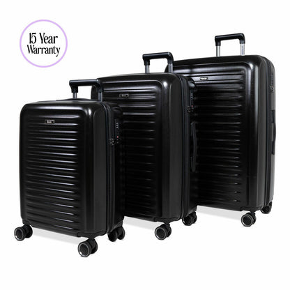Rock Legacy hardside 3 piece suitcase set, main view