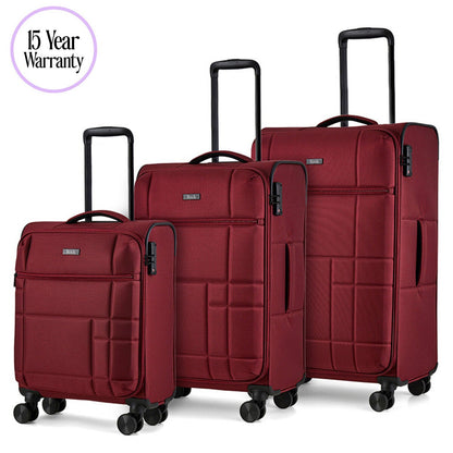 Rock Tokyo softside suitcase set, view 3