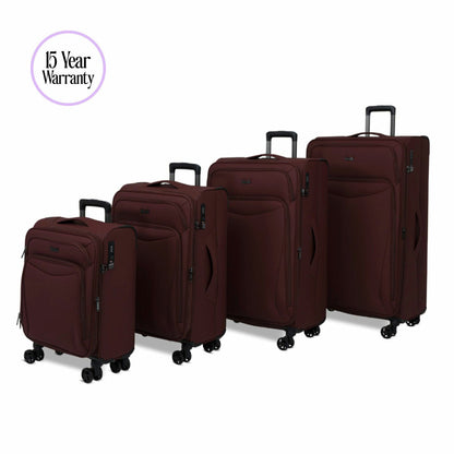 Rock Vitality softside suitcase set, view 2
