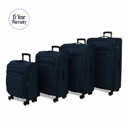 Rock Vitality softside suitcase set, view 4