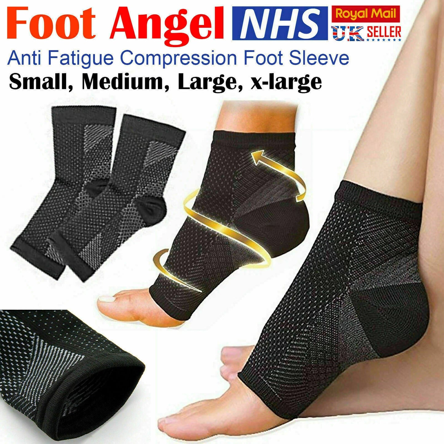 Compression foot support socks for plantar fasciitis arch and heel pain relief-2