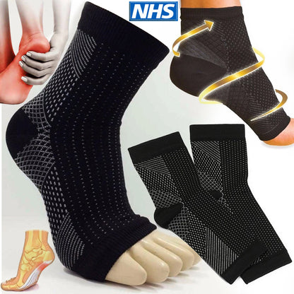 Compression foot support socks for plantar fasciitis arch and heel pain relief-4