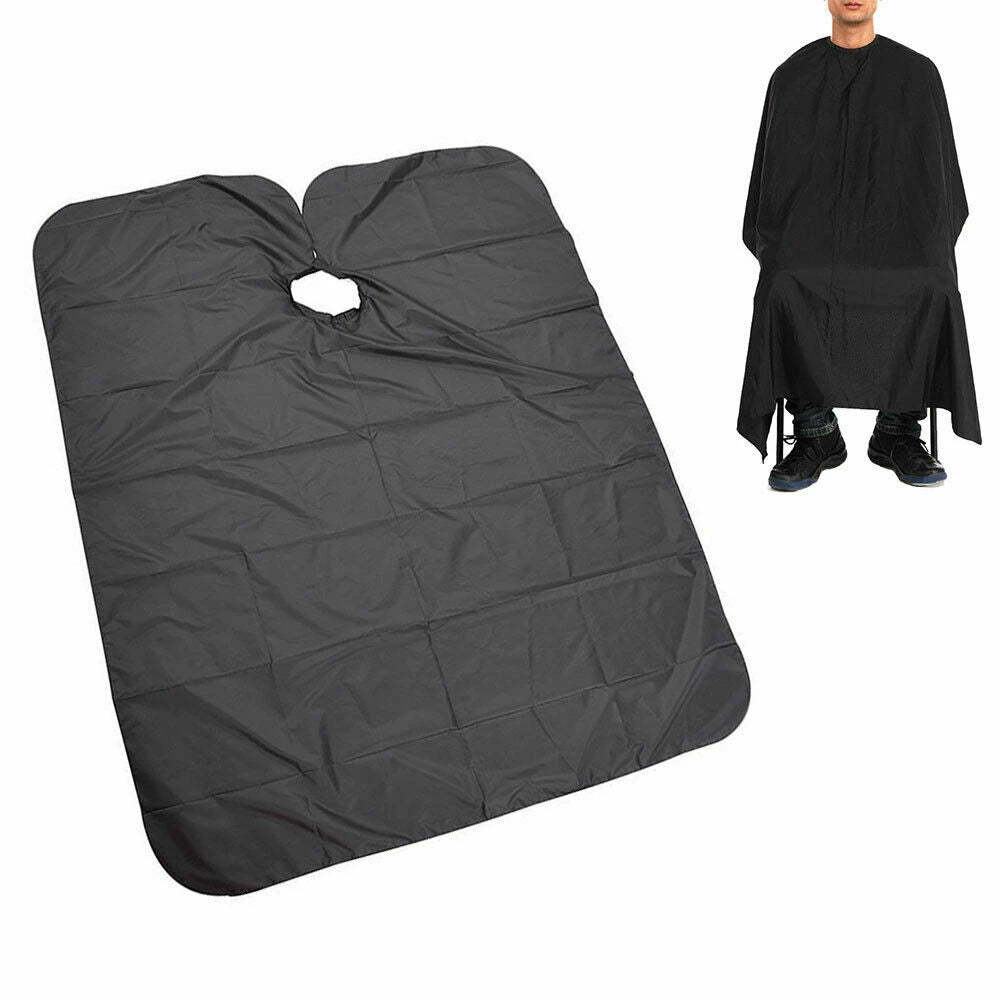 Professional black barber cape for salon hair cutting and hairdressing use-4