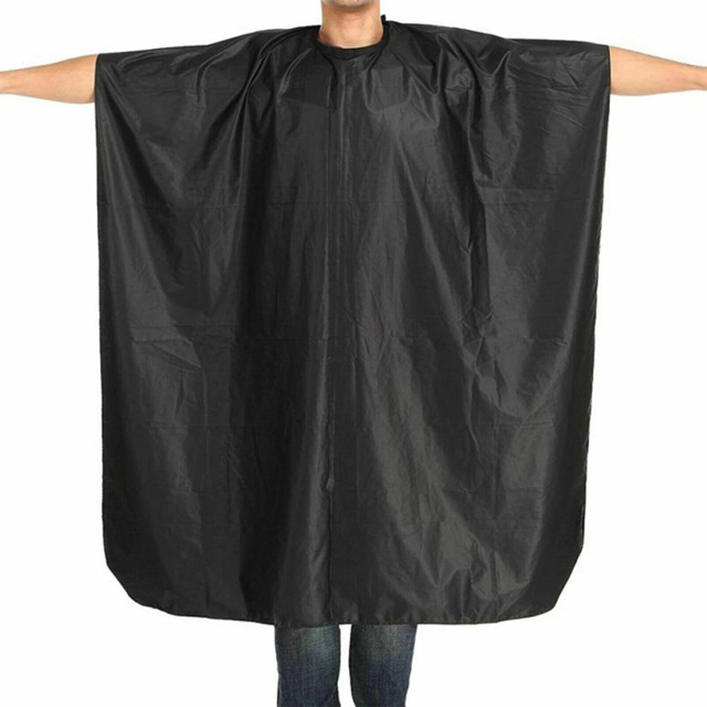 Professional black barber cape for salon hair cutting and hairdressing use-3