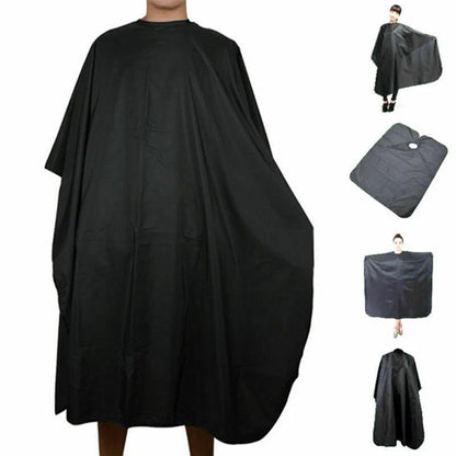 Professional black barber cape for salon hair cutting and hairdressing use-2