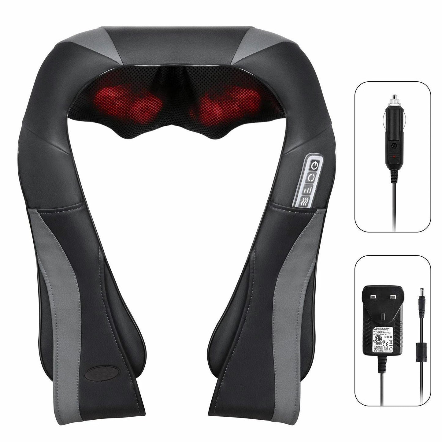 Shiatsu neck and shoulder massager deep kneading muscle pain relief device-10