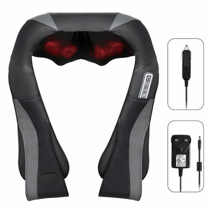 Shiatsu neck and shoulder massager deep kneading muscle pain relief device-10