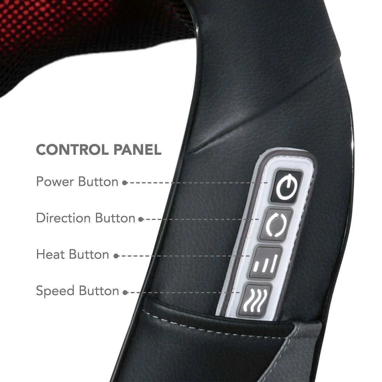 Shiatsu neck and shoulder massager deep kneading muscle pain relief device-4
