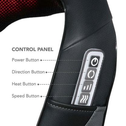 Shiatsu neck and shoulder massager deep kneading muscle pain relief device-4