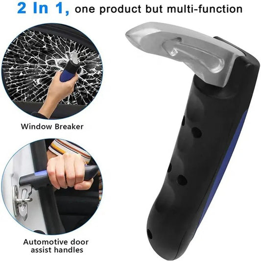 Portable 2 in 1 car door handle grab bar mobility aid for safe car entry support-1