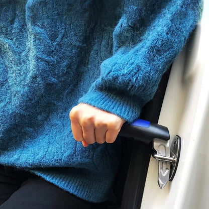 Portable 2 in 1 car door handle grab bar mobility aid for safe car entry support-5