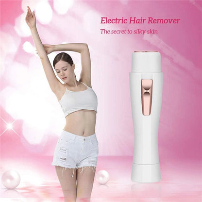 Facial epilator for women face and body hair removal compact grooming device-2