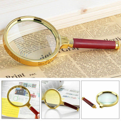 60mm handheld magnifying glass 15x loupe for reading and jewelry inspection-5