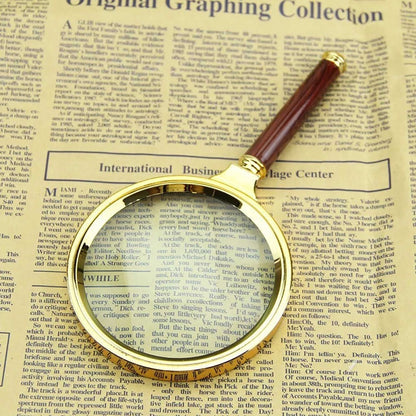 60mm handheld magnifying glass 15x loupe for reading and jewelry inspection-3