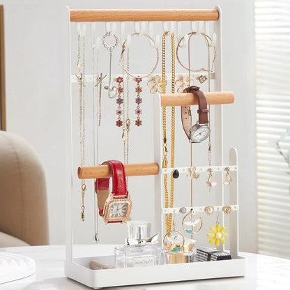 Multi tier jewelry stand holder for necklaces rings earrings and accessories-2