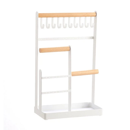 Multi tier jewelry stand holder for necklaces rings earrings and accessories-5