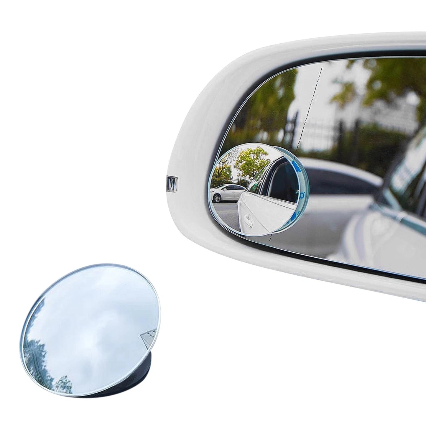 2x Blind Spot Mirror Rear Side View Towing Car Van Motorcycle Adjust Wide Angle