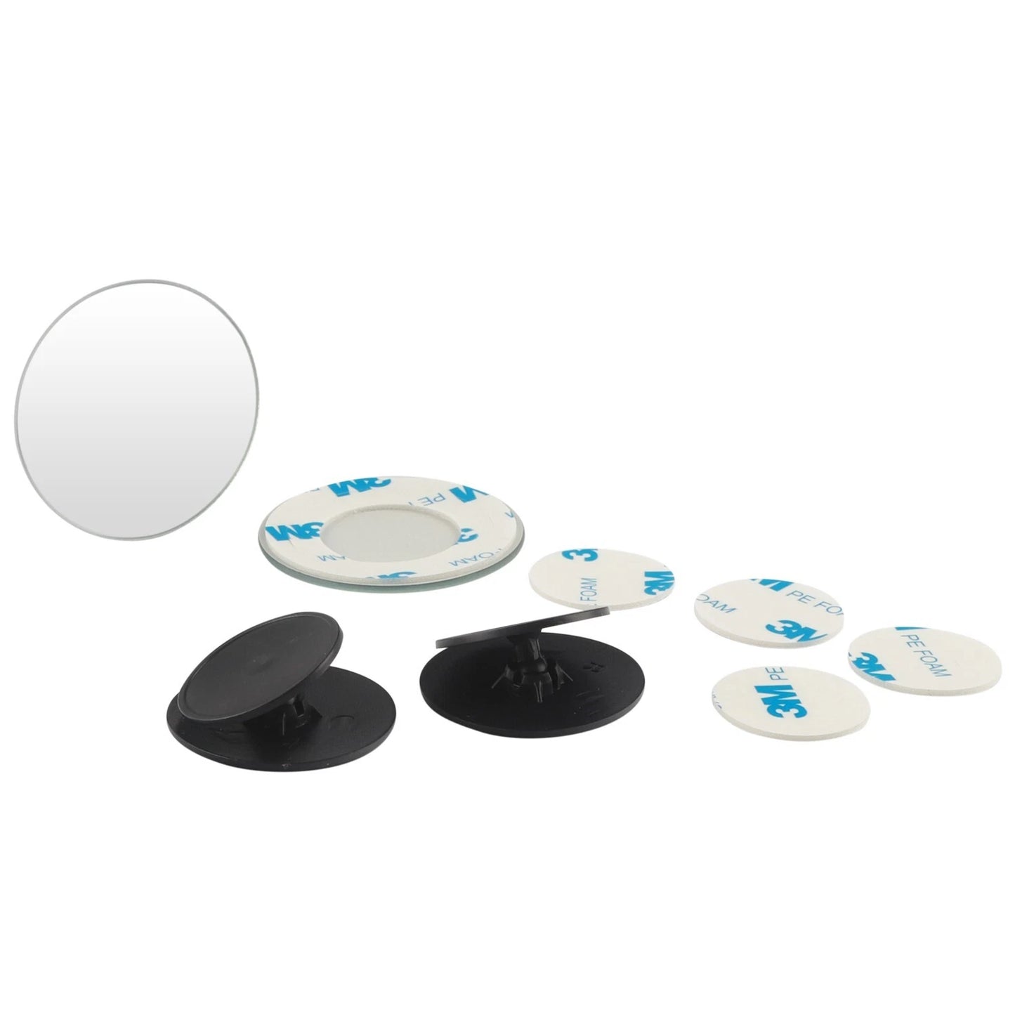 2x Blind Spot Mirror Rear Side View Towing Car Van Motorcycle Adjust Wide Angle