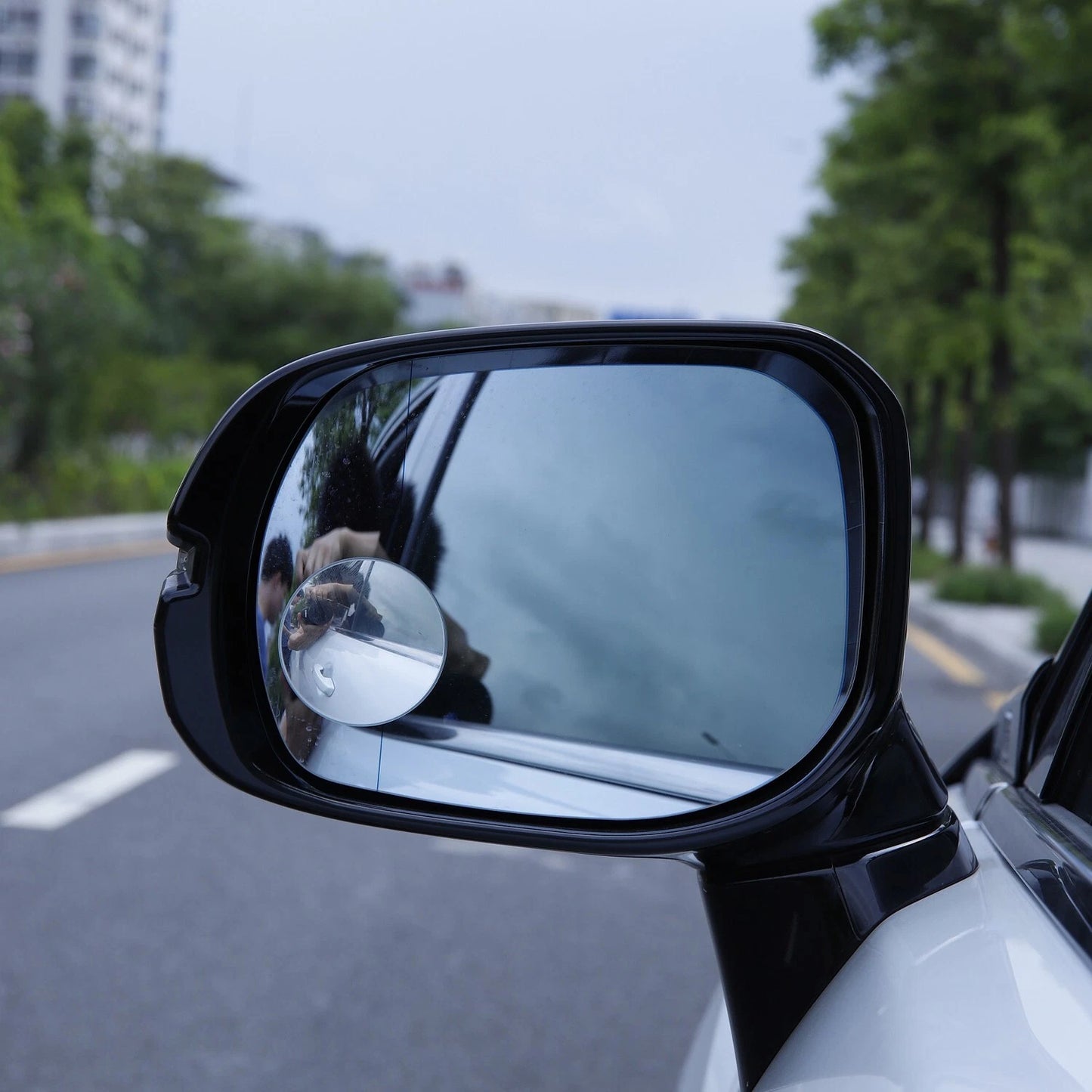 2x Blind Spot Mirror Rear Side View Towing Car Van Motorcycle Adjust Wide Angle